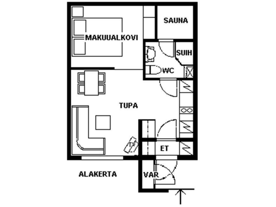 Apartamento Roehkoestar 108 Äkäslompolo Exterior foto